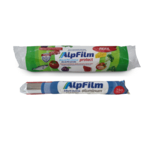 Combo Protect Refil M + Alumínio - ( 1 unidade Refil 38cm x 300m + Papel alumínio 30cm x 7,5m) - C19