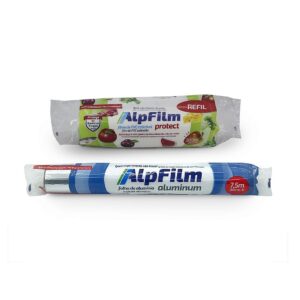 Combo Protect Refil P + Alumínio (1 unidade Refil 28cm x 300m + 1 unidade Papel alumínio 30cm x 7,5m) - C18